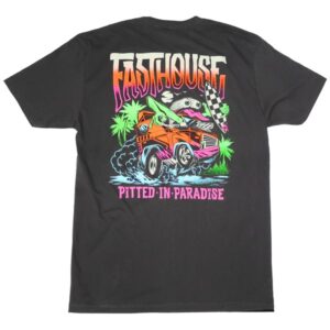 Fasthouse Pitted Tee Black - Image 1