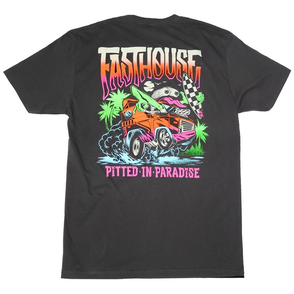 Fasthouse Pitted Tee Black - Image 1