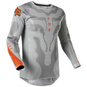 Fox Airline EXO Motocross Jersey Grey/Orange - Image 1