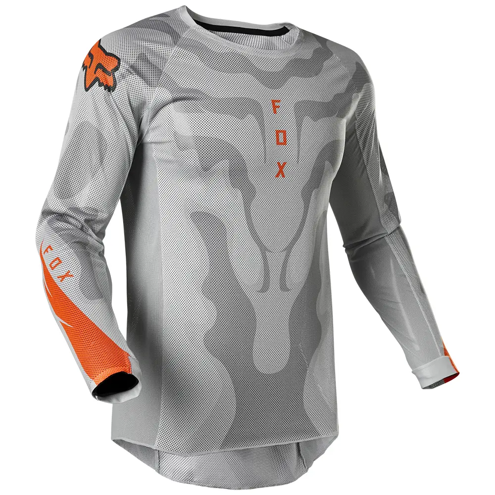 Fox Airline EXO Motocross Jersey Grey/Orange