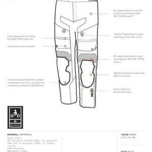 ** TITANIUM TROUSERS BLACK SMALL - SALE - Image 3