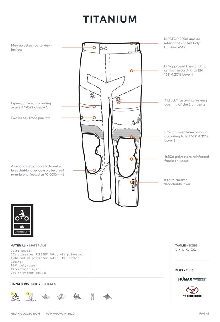 ** TITANIUM TROUSERS BLACK SMALL - SALE - Image 3