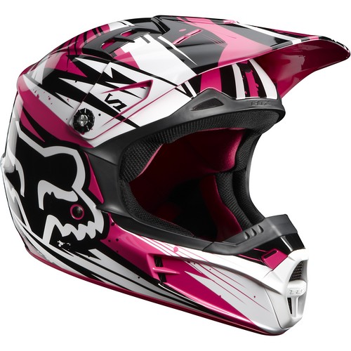 YOUTH V1 UNDERTOW HELMET VISOR [BLACK/WHITE] - Image 4