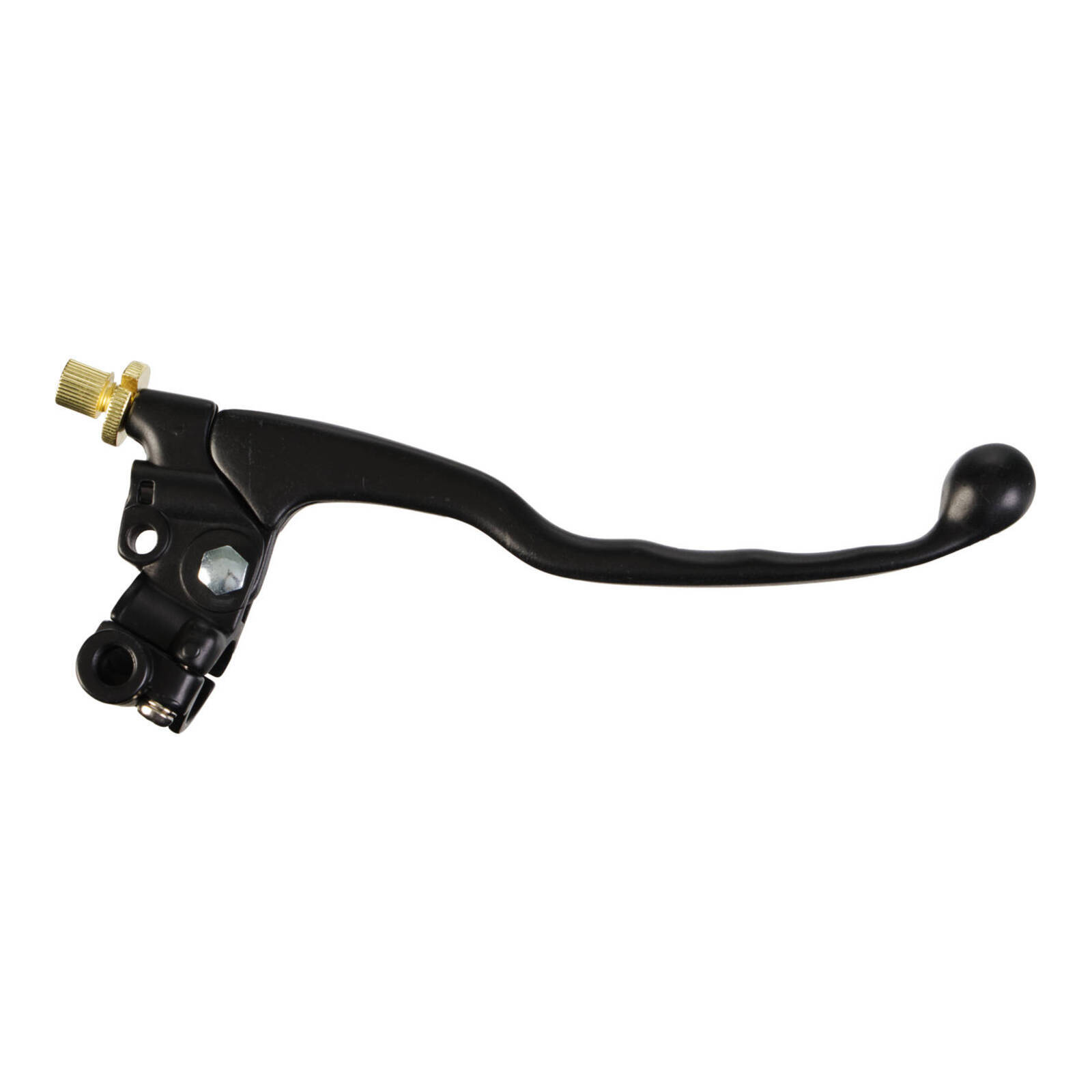 WMP Brake Lever Assembly - Black, with Mirror Mount - Image 1