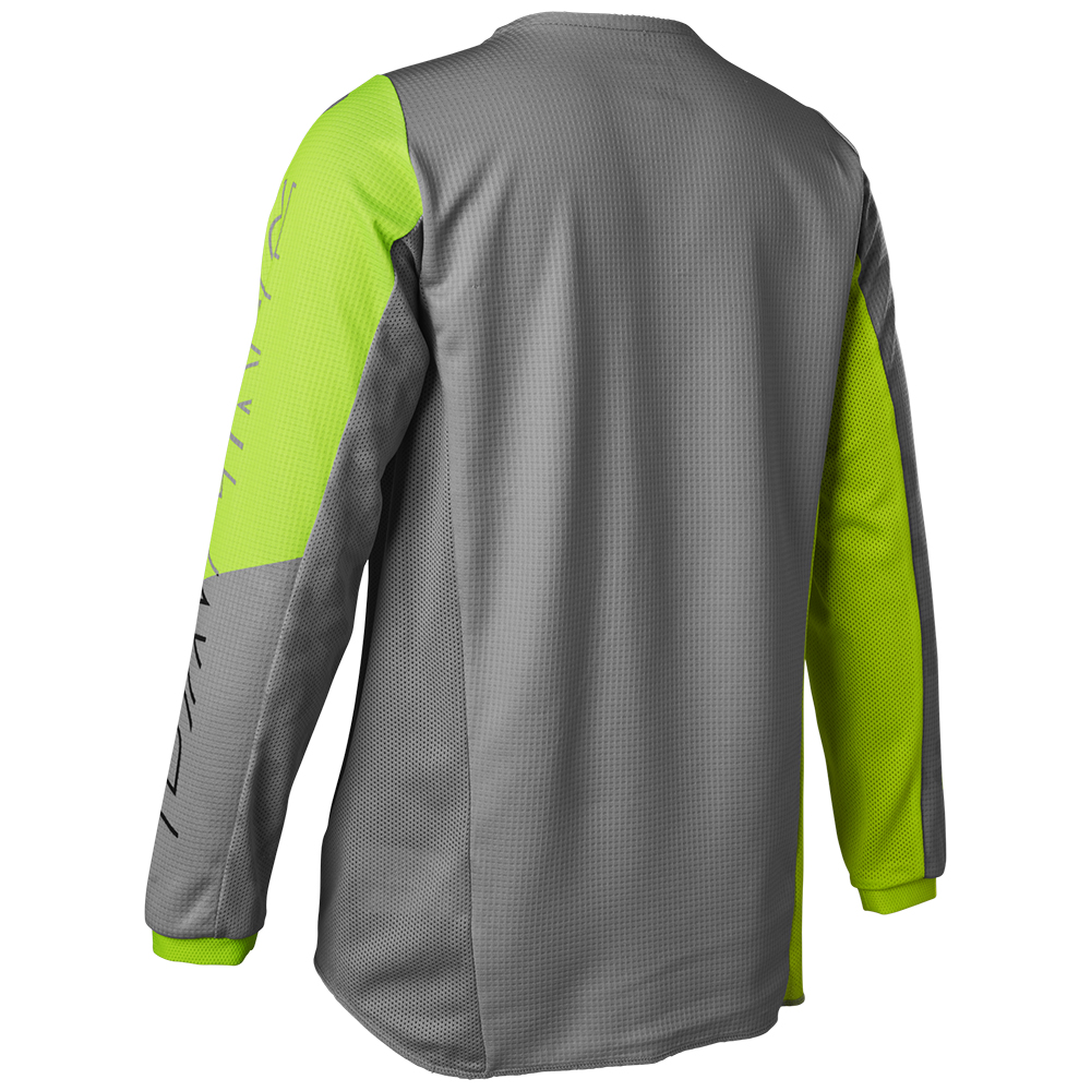 Fox Skew 180 Girls Steel Grey Motocross Jersey - Image 3