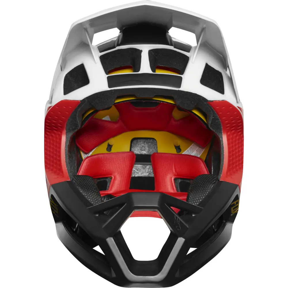Helmet Fox Proframe Mips Pistol White/Black/Red