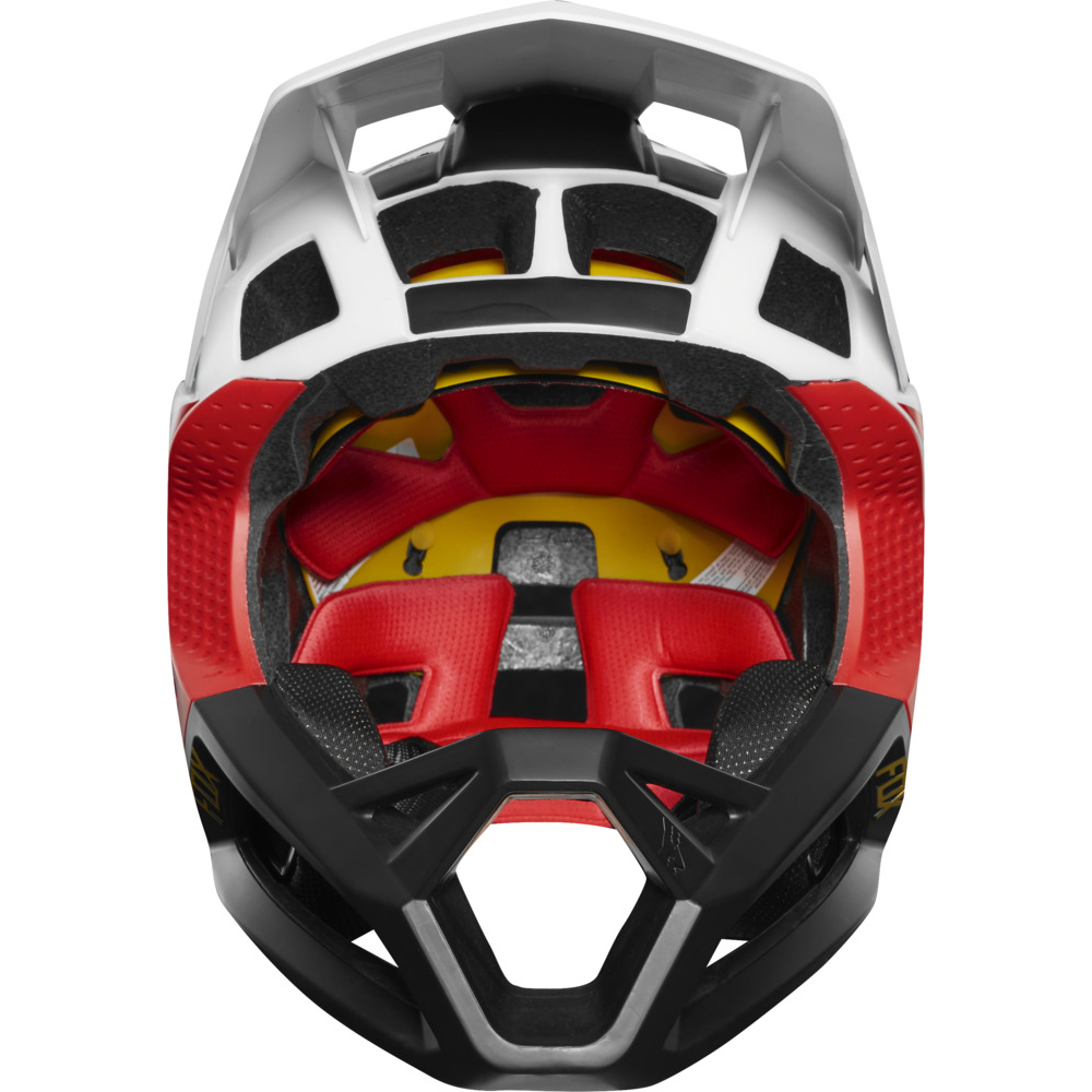 Helmet Fox Proframe Mips Pistol White/Black/Red - Image 3