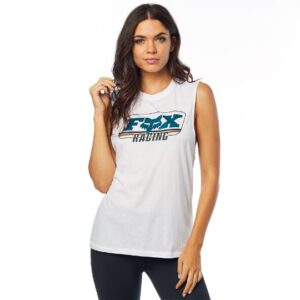 Tank Top Fox Retro Muscle White - Image 1