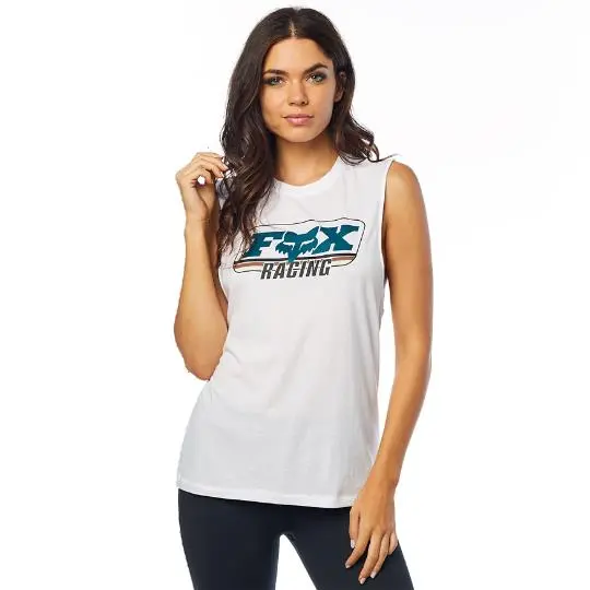 Tank Top Fox Retro Muscle White