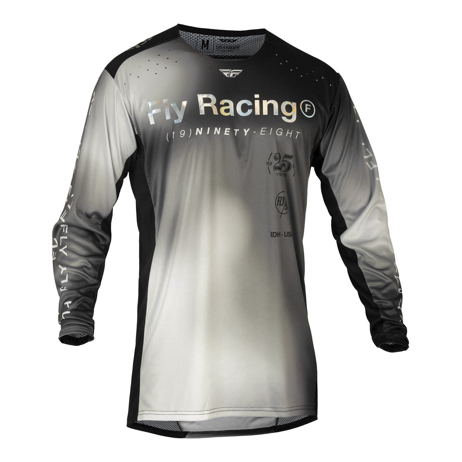 FLY Racing Lite S.E. Legacy Motocross Jersey Light Grey / Black - Image 1