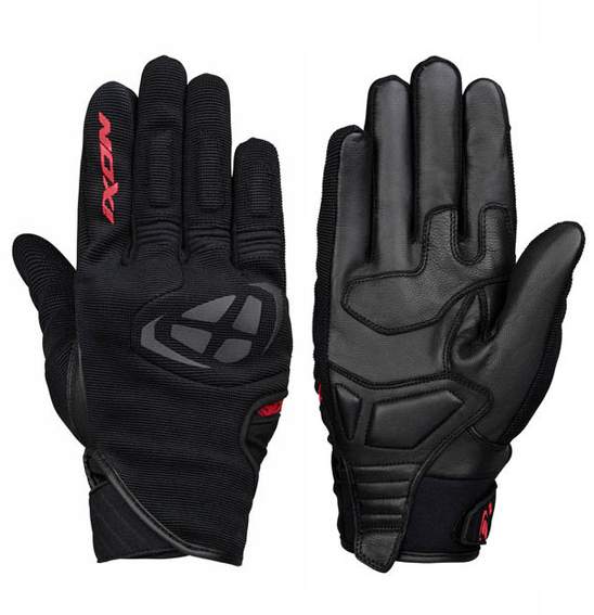 Ixon Mig Road Gloves Black/Red - Image 1