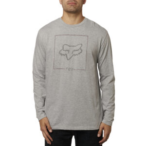 Long Sleeve Fox Chapped Light Heather Grey - Image 2