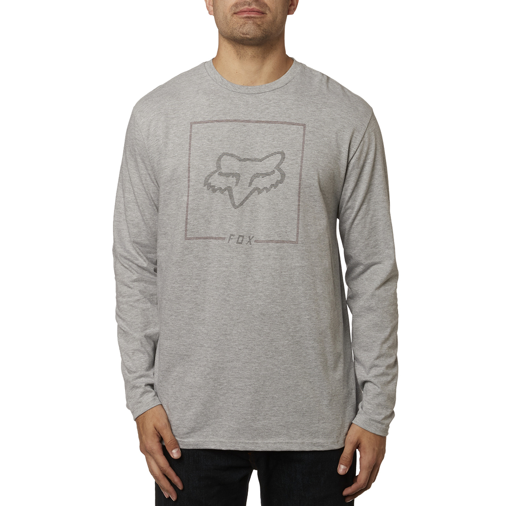 Long Sleeve Fox Chapped Light Heather Grey - Image 2