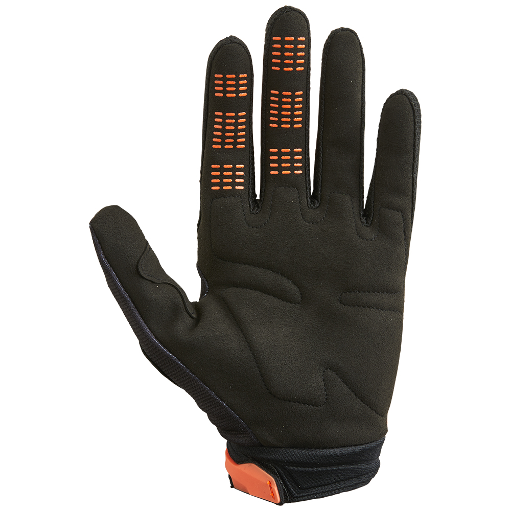 Fox 180 Skew Black/Orange Motocross Gloves - Image 2