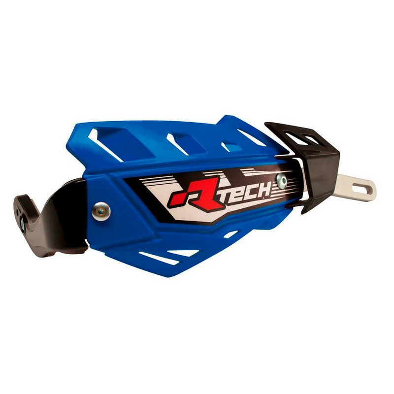 HANDGUARDS RTECH UNIVERSAL OFF ROAD FLX WITH ALUMINIUM BAR BLUE - Image 1