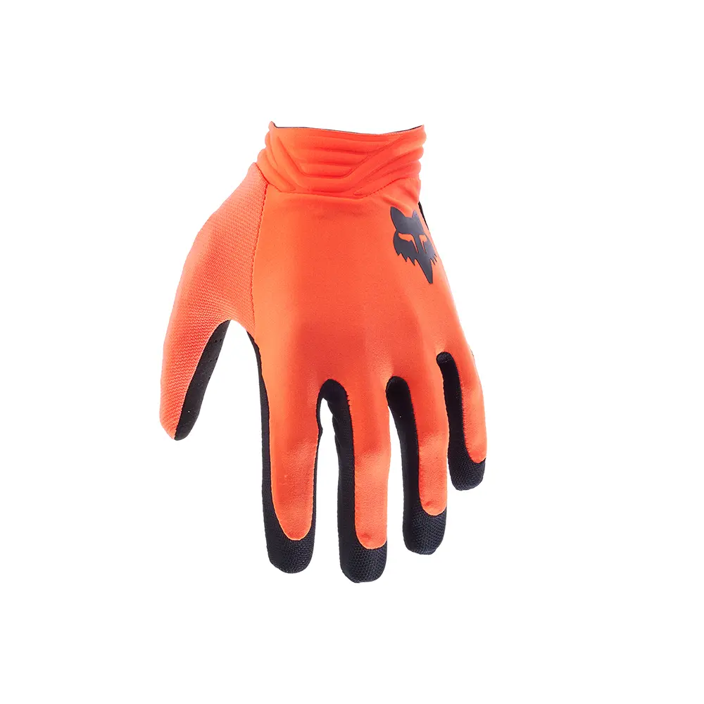 Fox Airline Motocross Gloves Flo Orange