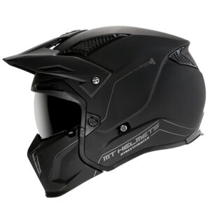 MT Streetfighter SV Open Face Helmet Matte Black - Image 6
