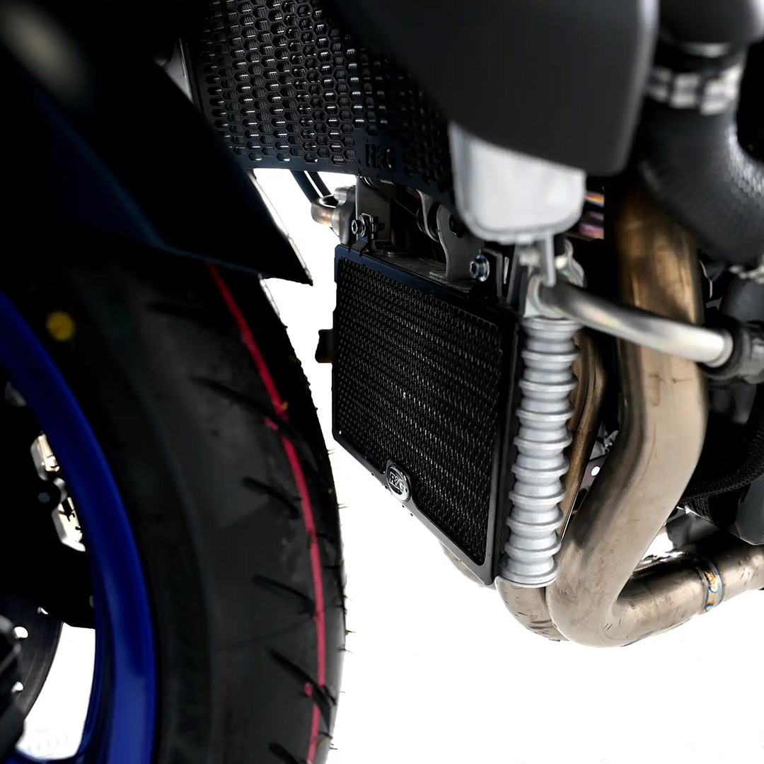 PRO Oil Cooler Guard for Yamaha MT-10 23- MT-10 SP 23- Black R&G - Image 1