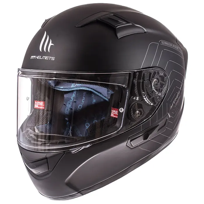 MT KRE HELMET REAR SPOILER [BLACK] NS