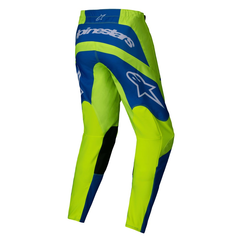 Alpinestars Fluid Haul Motocross Pants Yellow Fluoro/Blue - Image 2