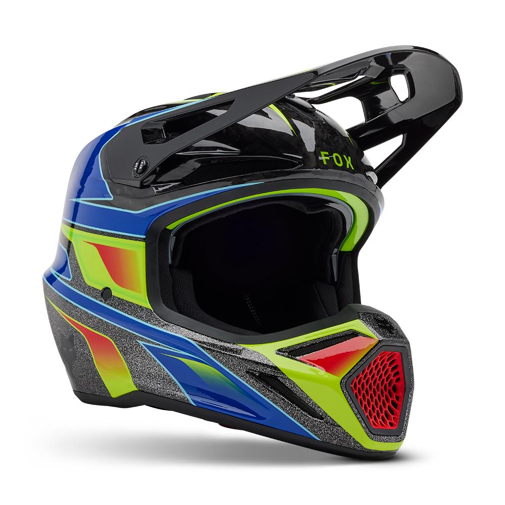 Fox V3 RS Acric Motocross Helmet Multi - Image 1