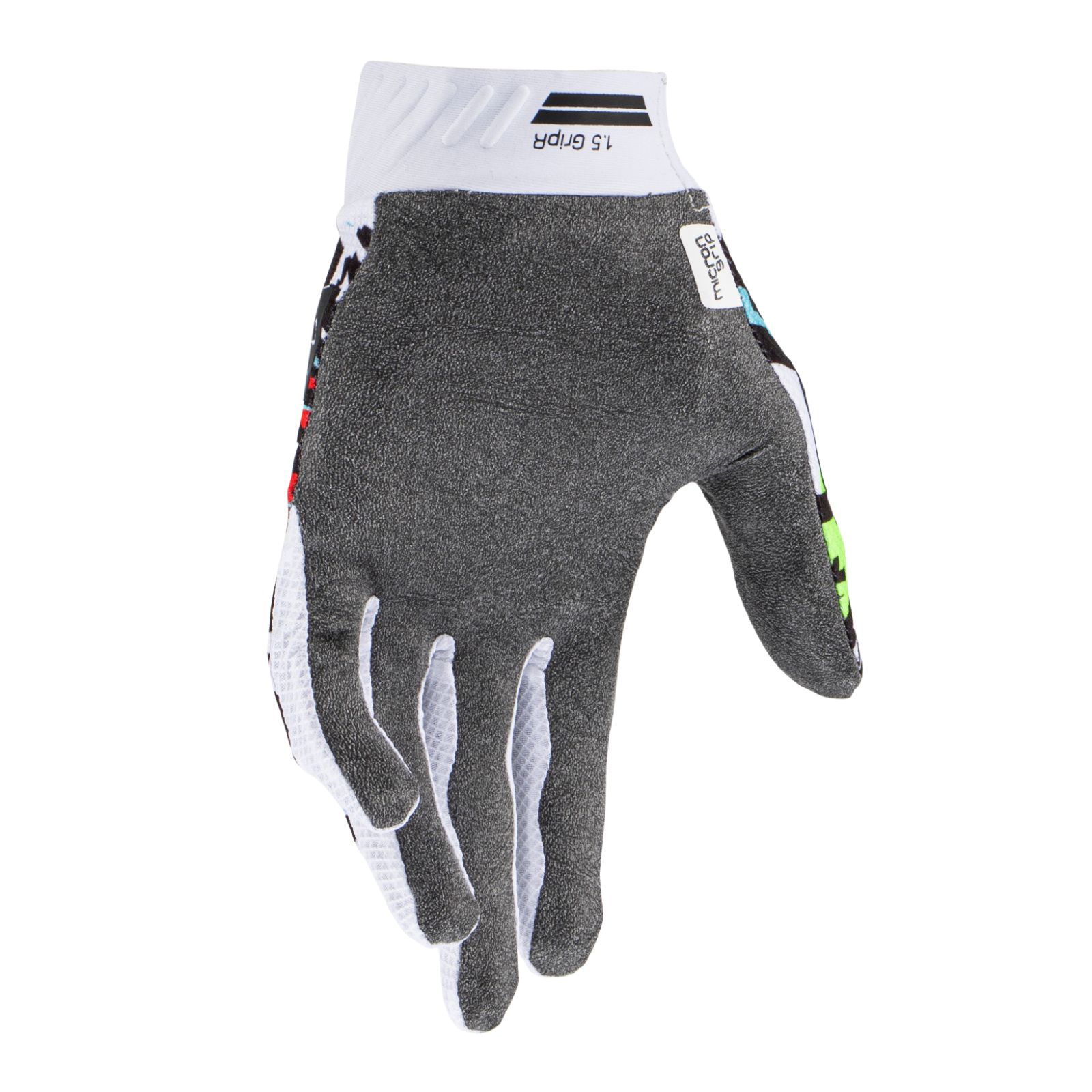 Leatt Moto 1.5 Motocros Glove Youth Zebra - Image 4