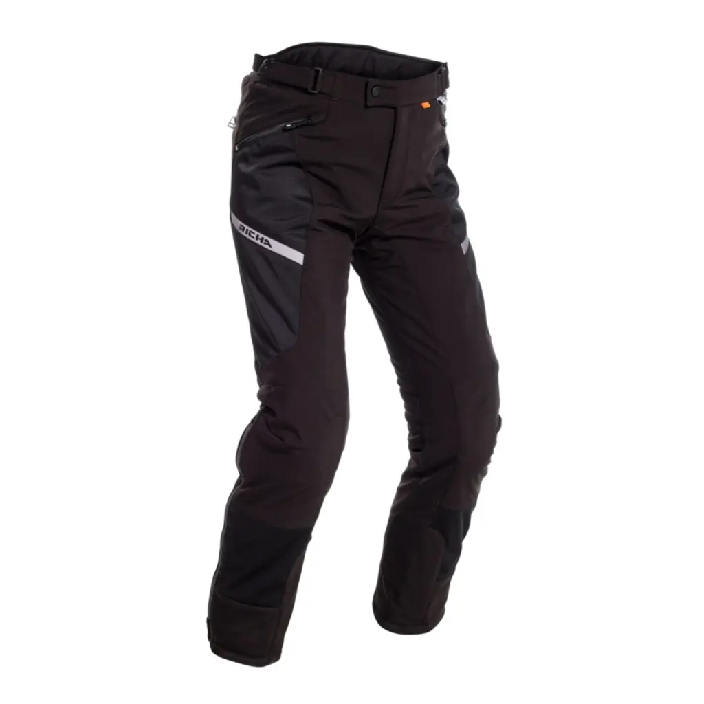 RICHA SOFTSHELL MESH WP PANT BLK LONG LEG XL