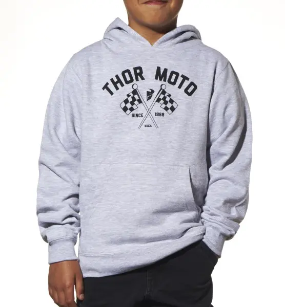 Hoody Thor  Youth Finish Line Grey