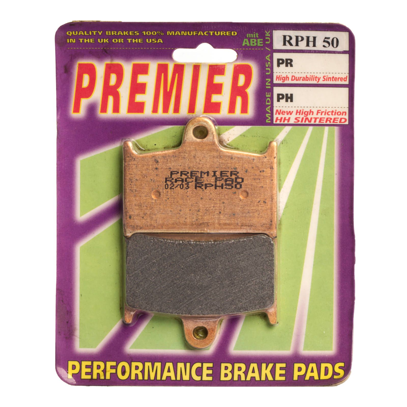 PREMIER BRAKE PADS PH RACING SB107 - Image 1