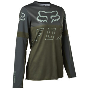 Fox Legion LT Womens Green Motocross Jersey - Image 1