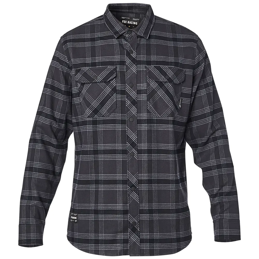 Shirt Fox Fusion Tech Flannel Black