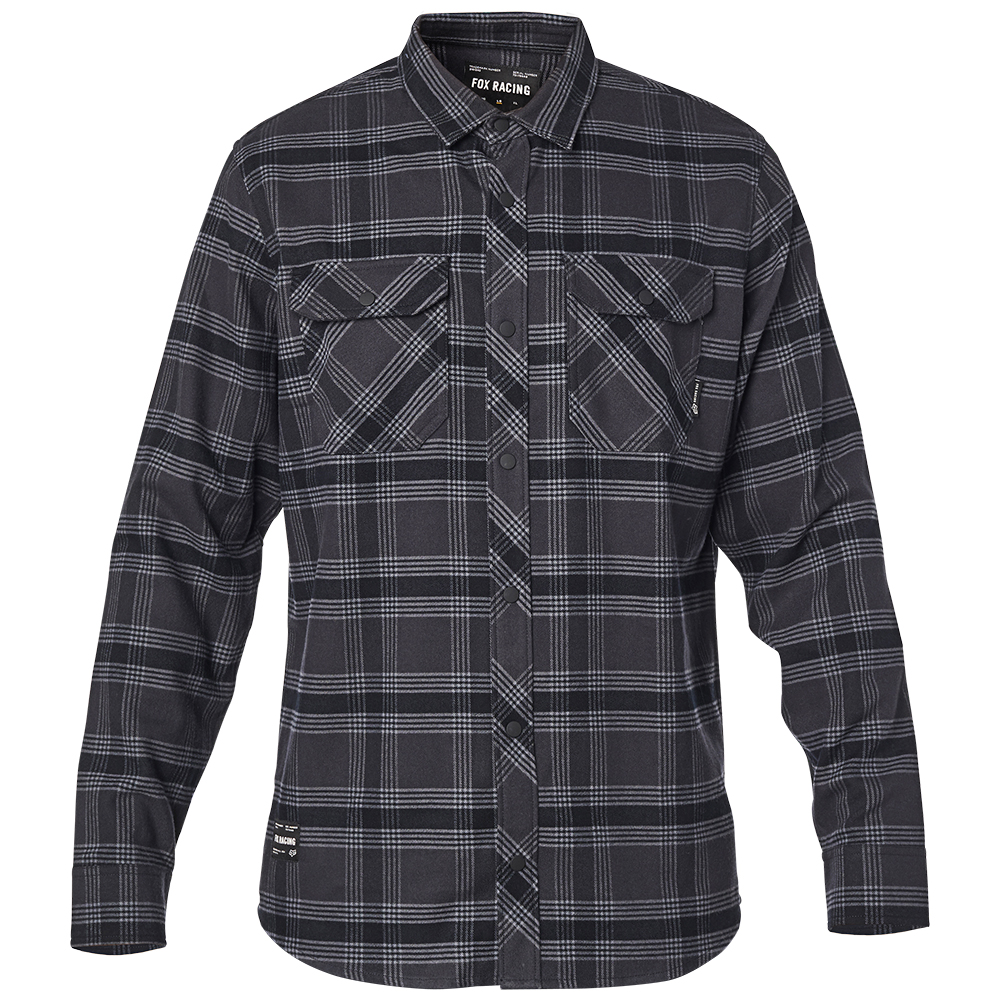 Shirt Fox Fusion Tech Flannel Black - Image 1