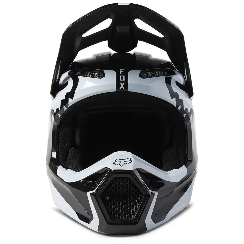 Fox V1 Leed MIPS ECE Motocross Helmet Youth Black/White