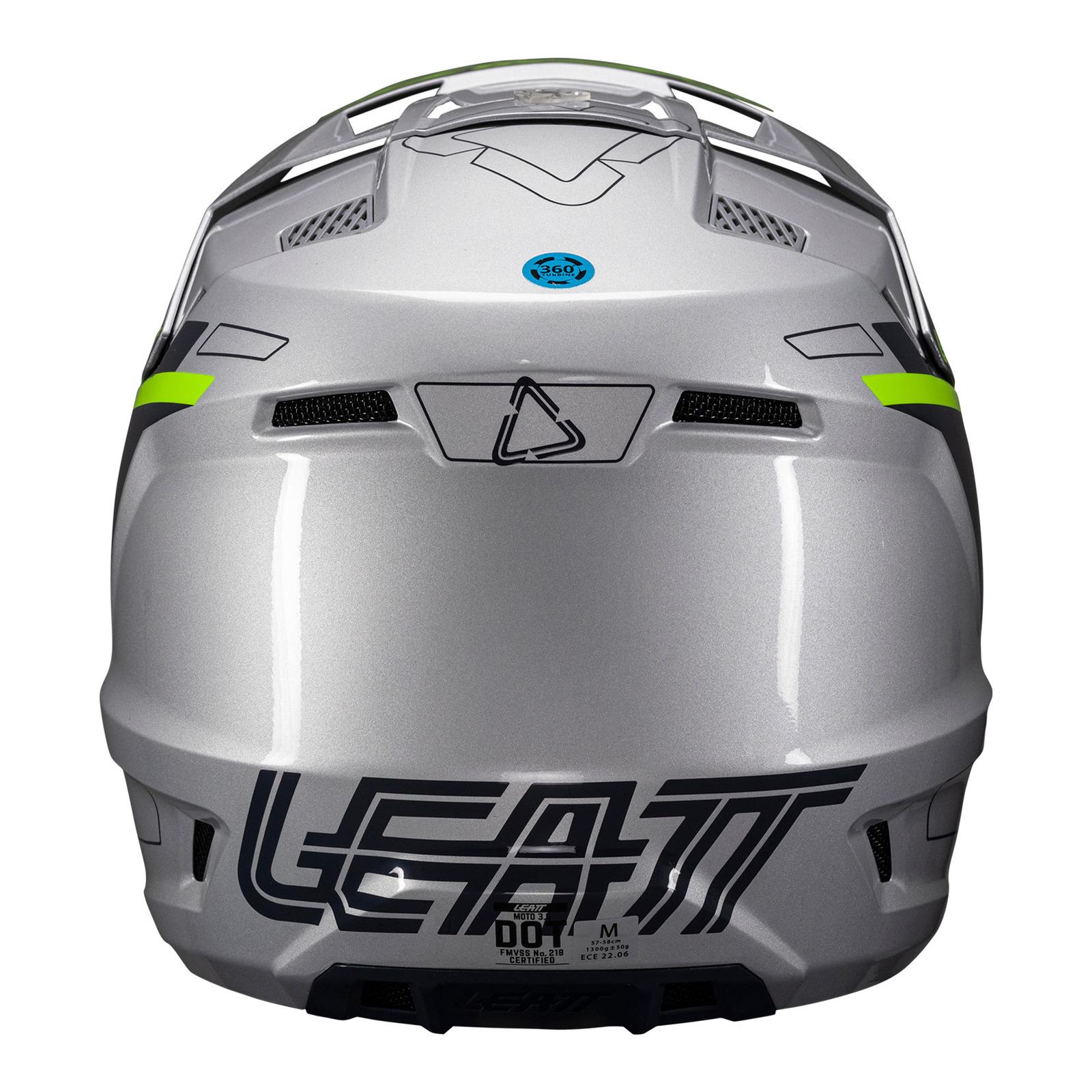 Leatt 3.5 Motocross Helmet Kit - Steel - Image 5
