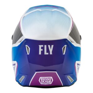 Fly Kinetic Drift Pink/White/Blue Motocross Helmet - Image 3