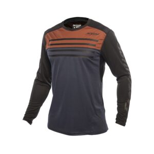 Fasthouse Alloy Sidewinder Long Sleeved Jersey Youth Rust/Midnight Navy - Image 1