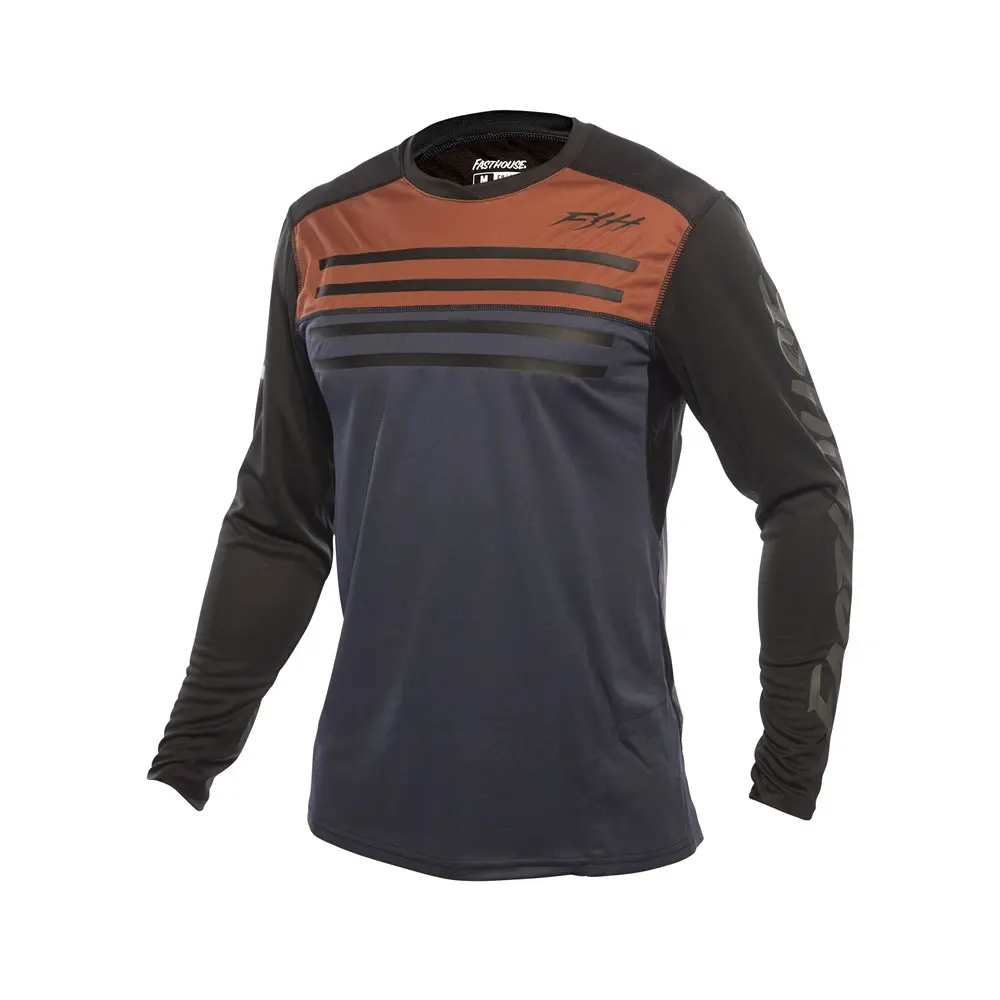 Fasthouse Alloy Sidewinder Long Sleeved Jersey Youth Rust/Midnight Navy