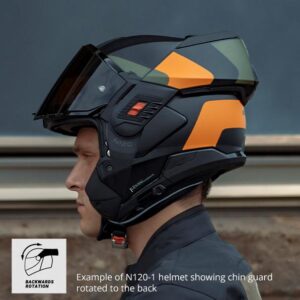Nolan N120-1 Flip-Front Helmet Verniciatura red/black/grey - Image 2