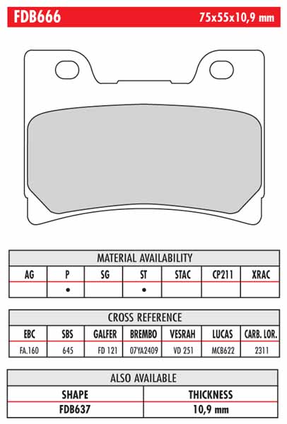 FERODO BRAKE BPADS - Image 63
