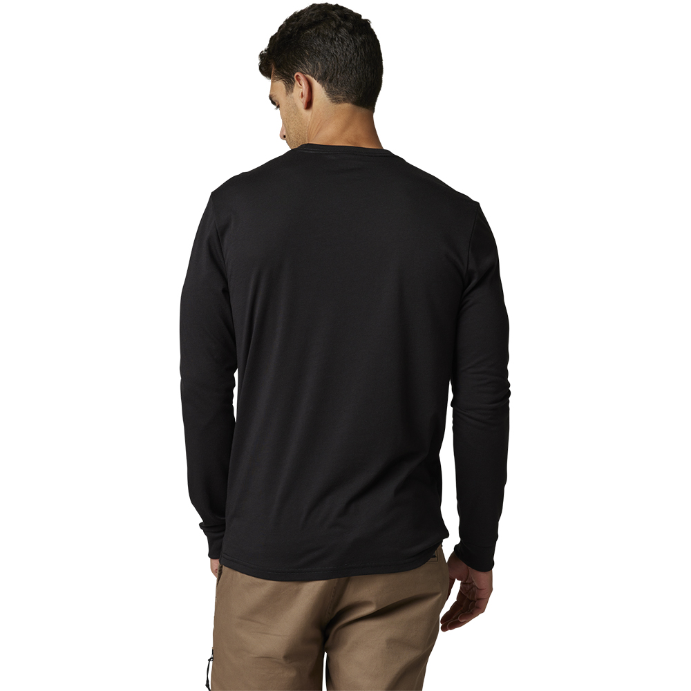 Fox Pinnacle Long Sleeve Tech Tee Black - Image 3
