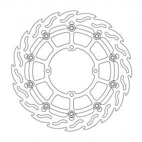 FRONT BRAKE DISC ONLY MOTO MASTER FLAME OVERSIZED - Image 1