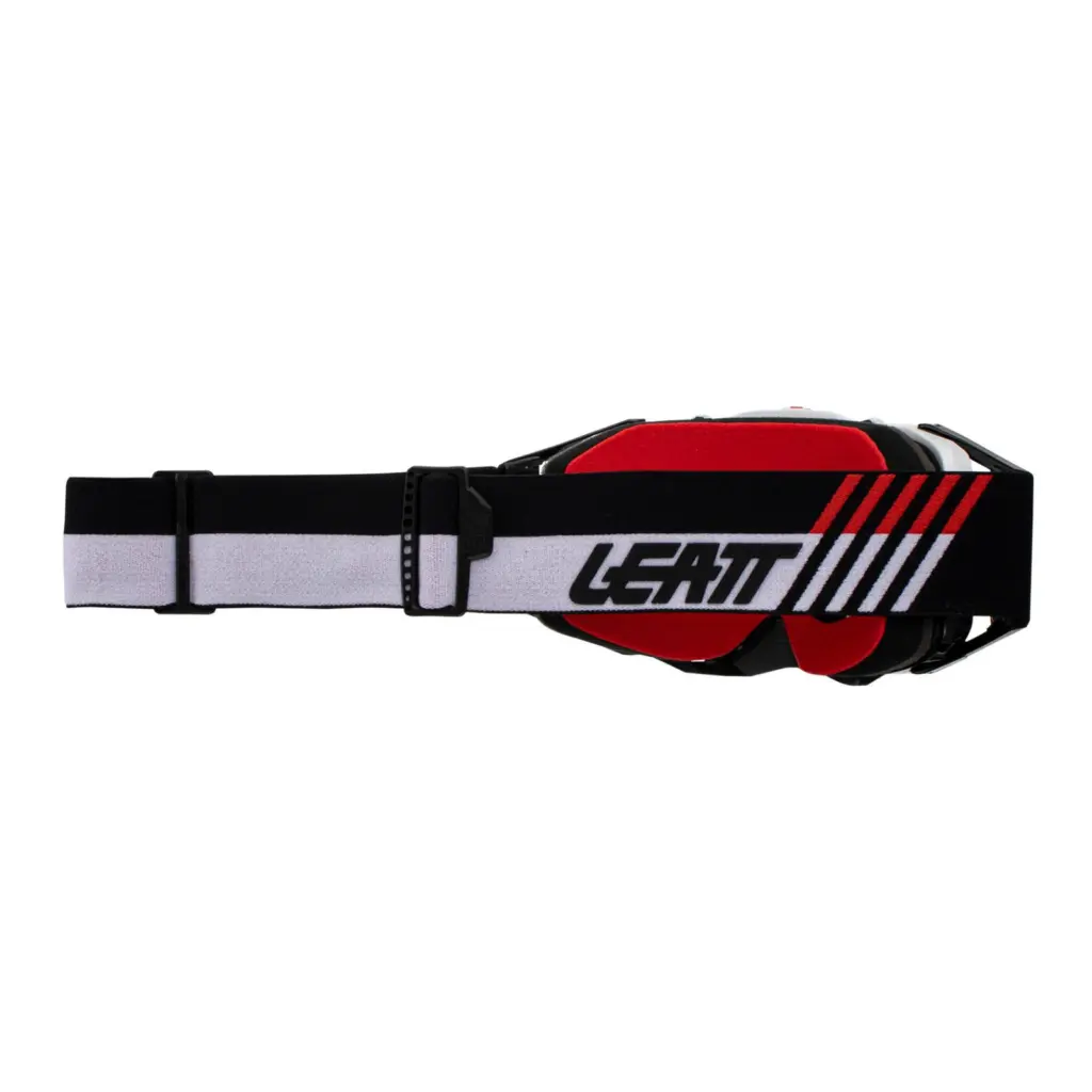 Leatt Velocity 6.5 Motocross Goggles Iriz White Red