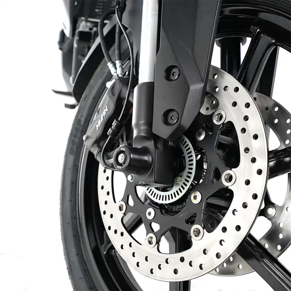 R&G Fork Protectors for Suzuki GSX-8S '23-- GSX-8T 25-- GSX-8TT 25- & V-Strom 800DE 23- Black - Image 1
