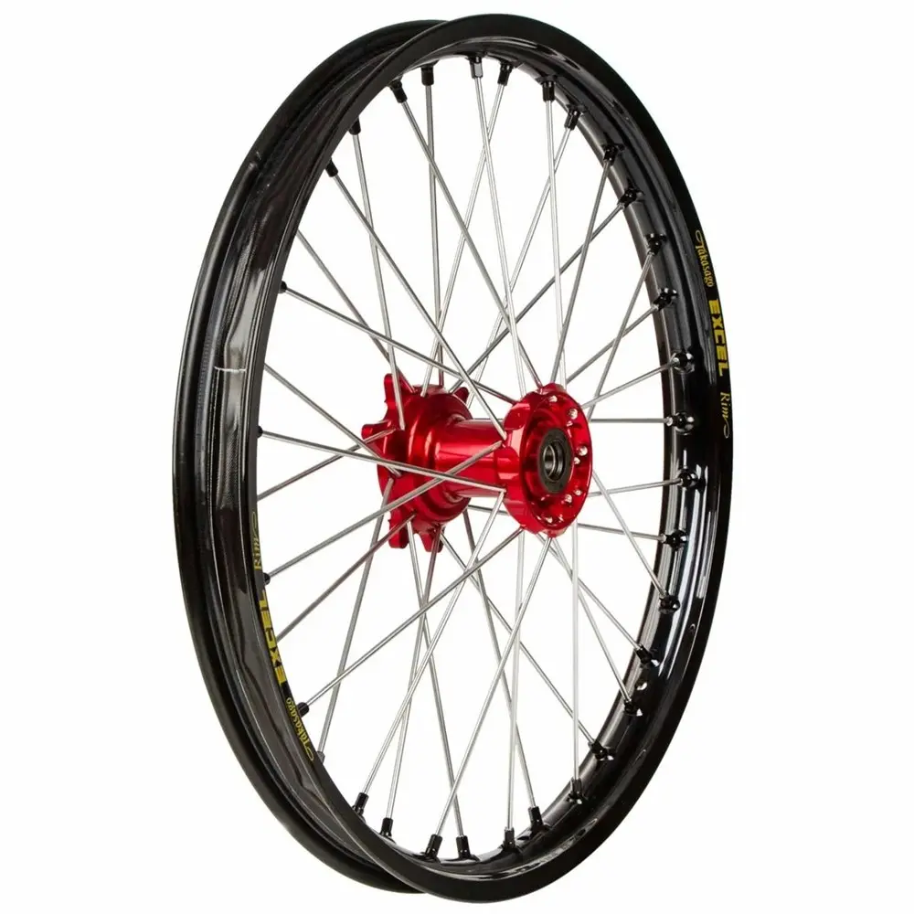 Haan Wheel CR/CRF 1995> Front Black Rim/Red Hub 21x1.60
