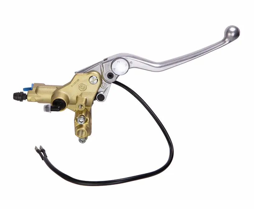 FRONT BRAKE M/CYL. PS16 REMOTE RES. GOLD WITH LH MIRROR MOUNT
