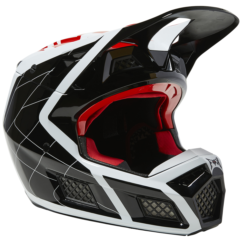 Fox RS Celz ECE Motocross Helmet Red/Black/White - Image 1