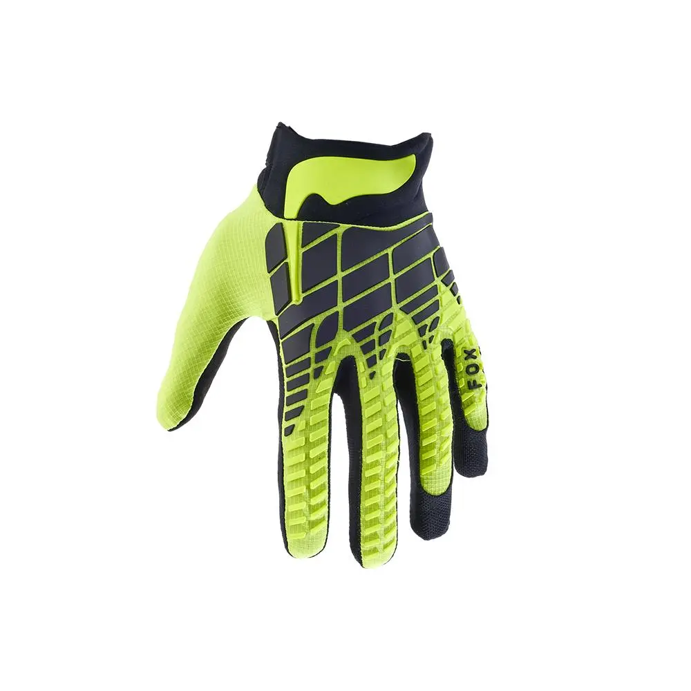 Fox 360 Motocross Gloves Flo Yellow