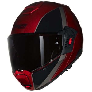 Nolan N120-1 Flip-Front Helmet Verniciatura red/black/grey - Image 1
