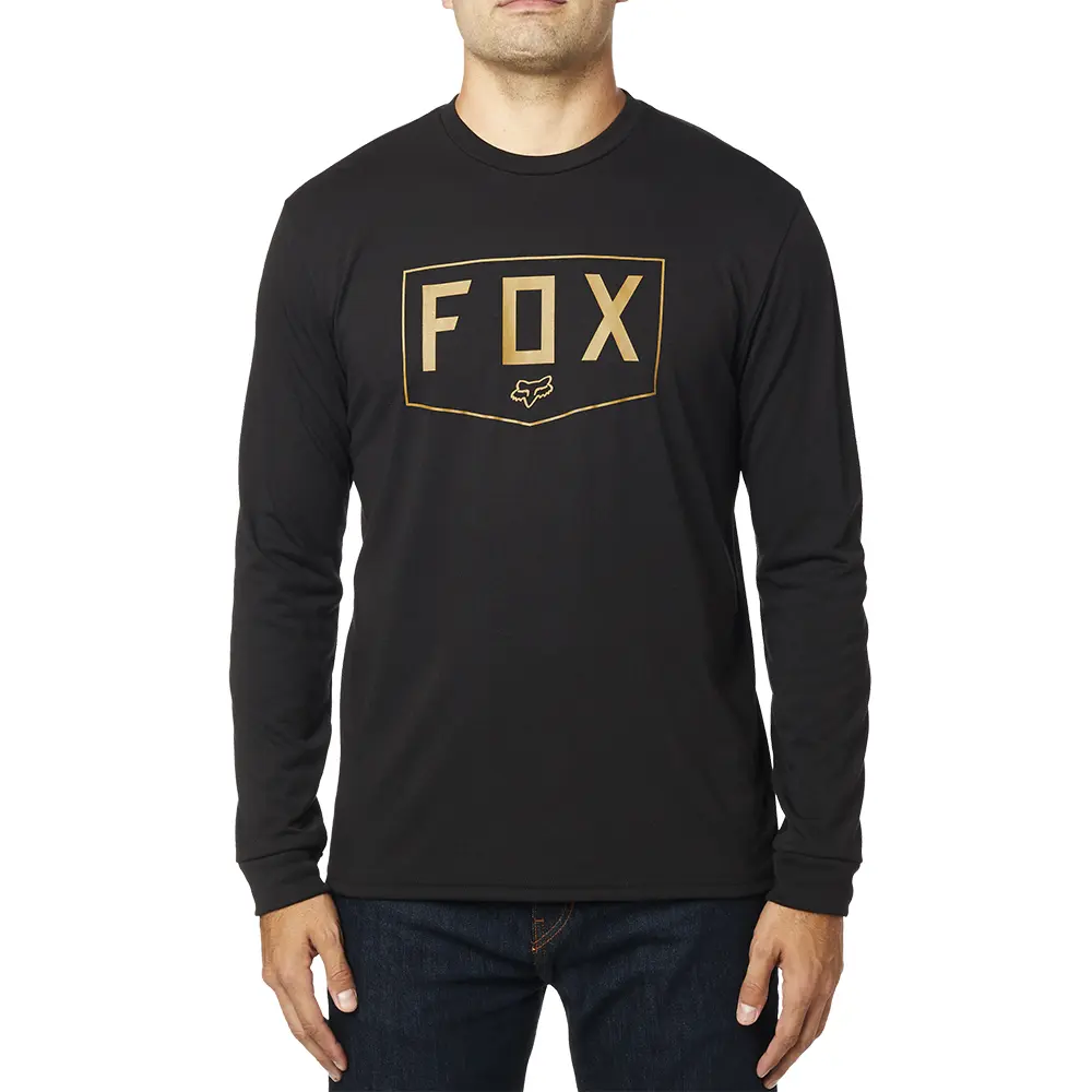 SHIELD LS TECH TEE [BLACK] S
