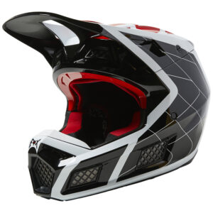 Fox RS Celz ECE Motocross Helmet Red/Black/White - Image 2